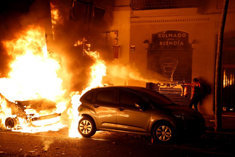 fuego coches