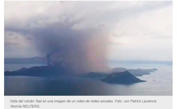 Alerta en Filipinas por posible erupción de volcán cercano a Manila