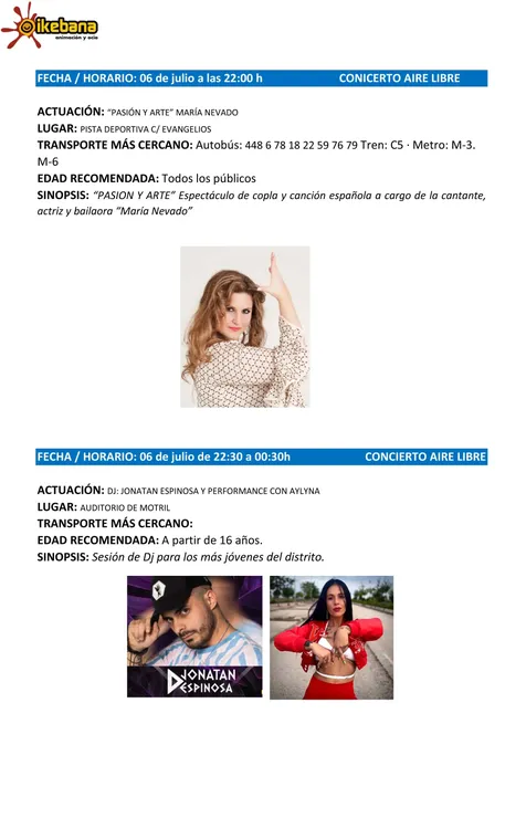 Programación Usera IKEBANA (lote 2) JULIO 2024-2