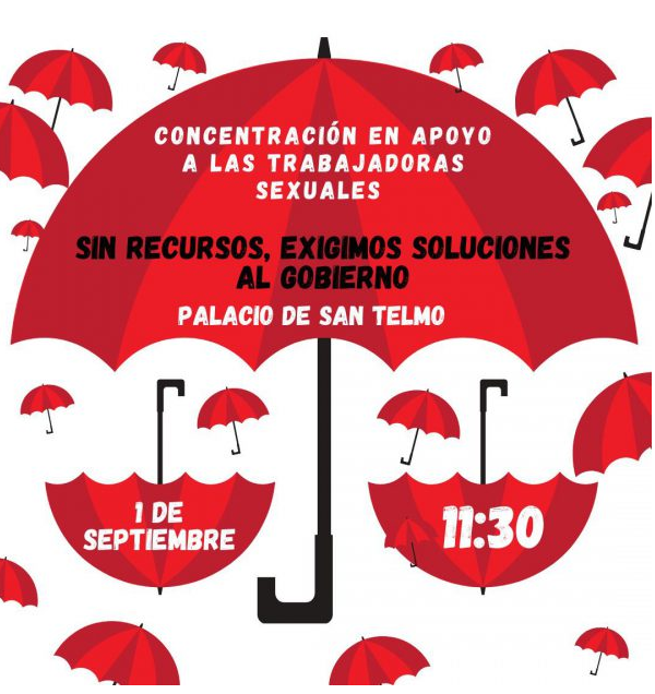 APDHA, concertración en Sevilla en apoyo a las trabajadoras sexuales
