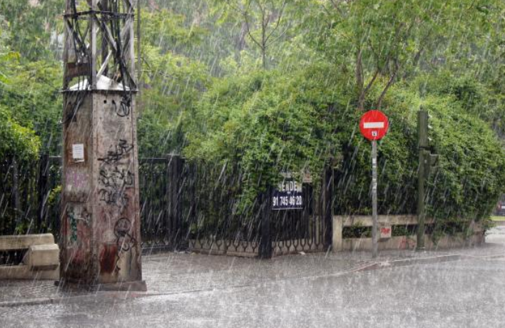 Lluvia en Agosto 2020 ewn Córdoba y Ciudad Real