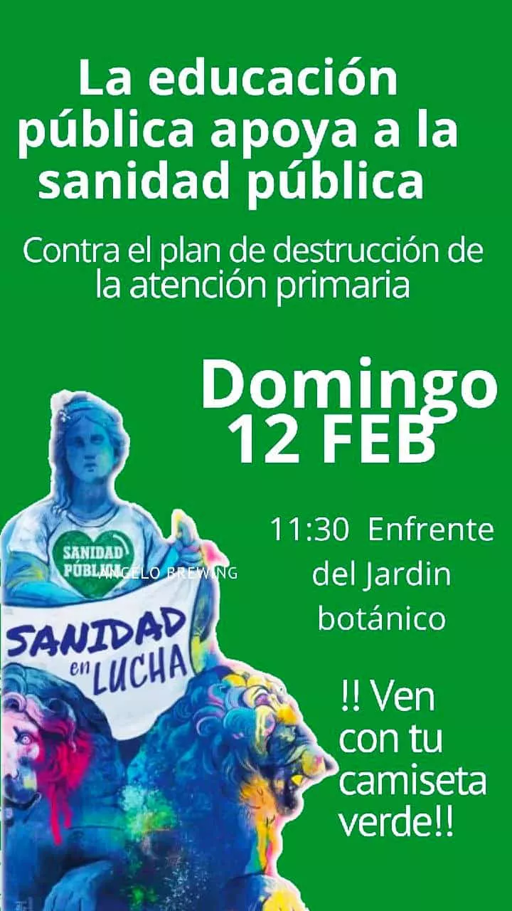 Educaion con la sanidad