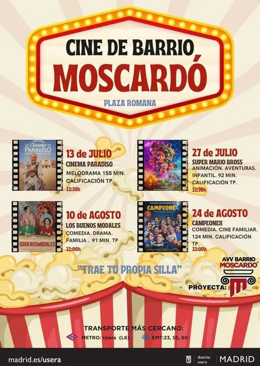 Moscardó cine