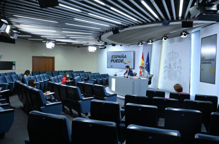 Illa y Simón en rueda de prensa