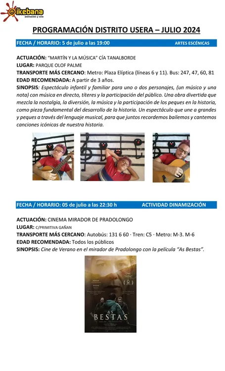 Programación Usera IKEBANA (lote 2) JULIO 2024-1