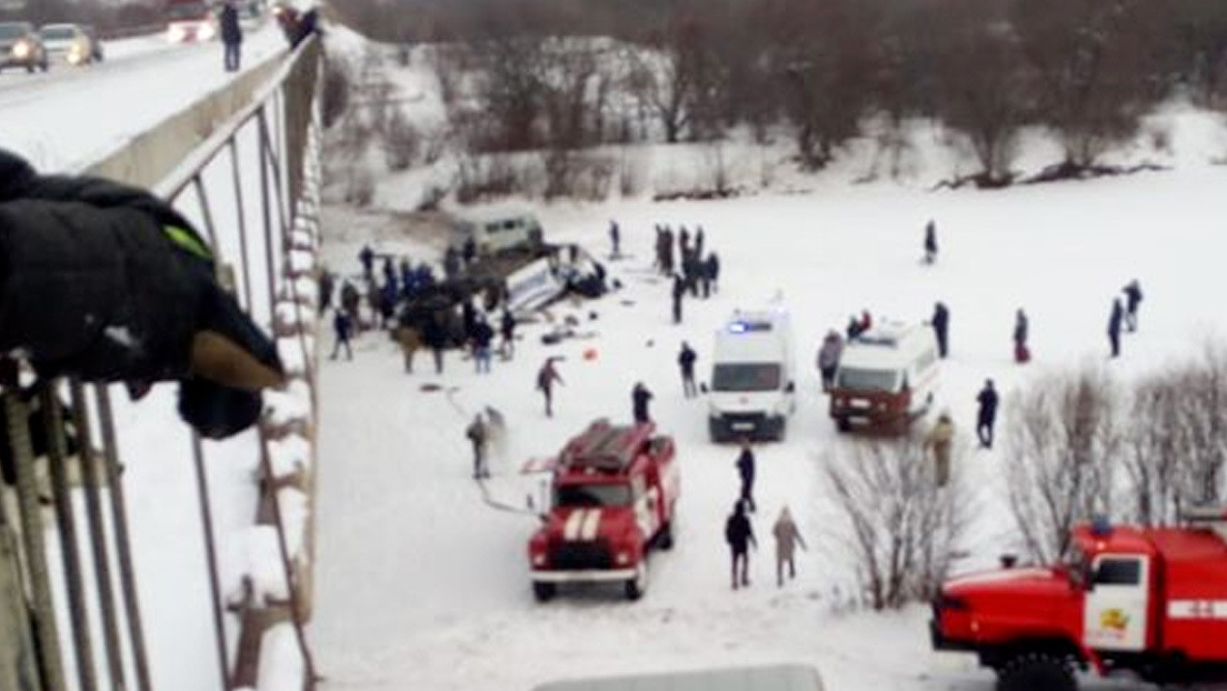 Accidente vial en Rusia, por chitazdrav.ru