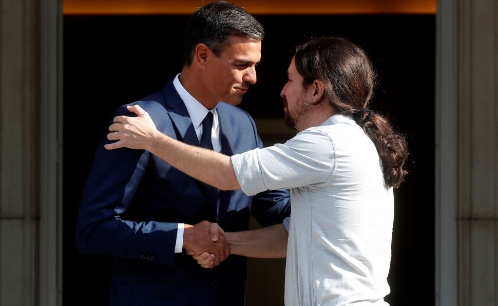 Pedro Sánchez y Pablo Iglesias, por EFE