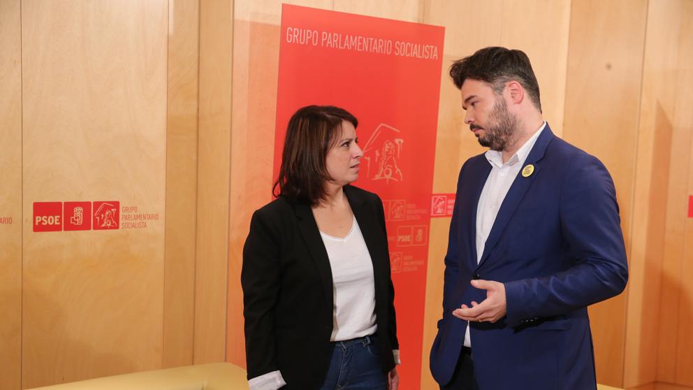Lastra y Rufián, por Emilia Gutiérrez