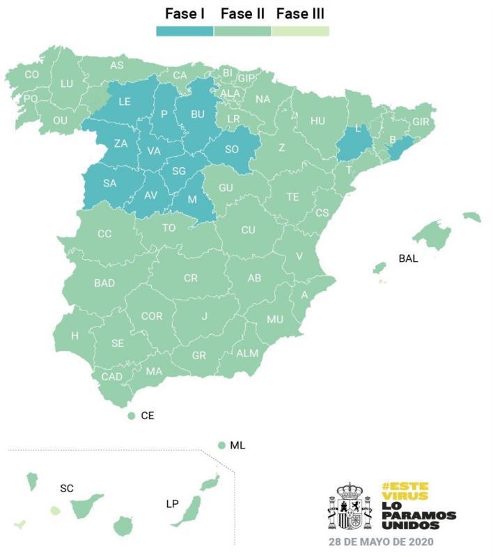 mapa españa covi