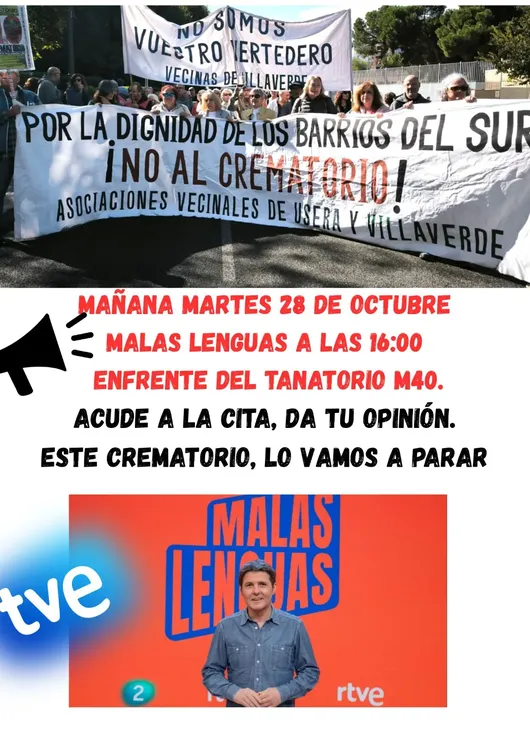 TELEVISION MALAS LENGUAS CREMATORIO