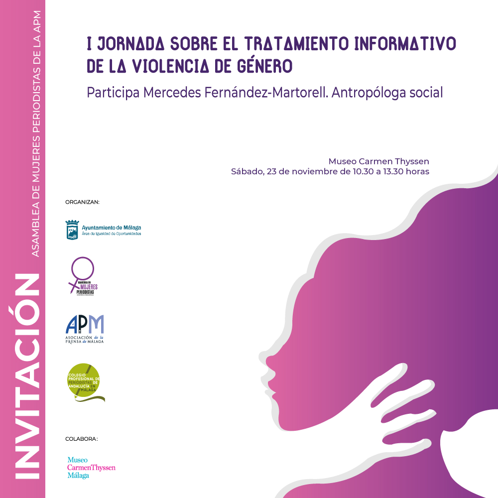 INVITACIÓN. I Jornada sobre el Tratamiento Informativo de la Violencia de Género