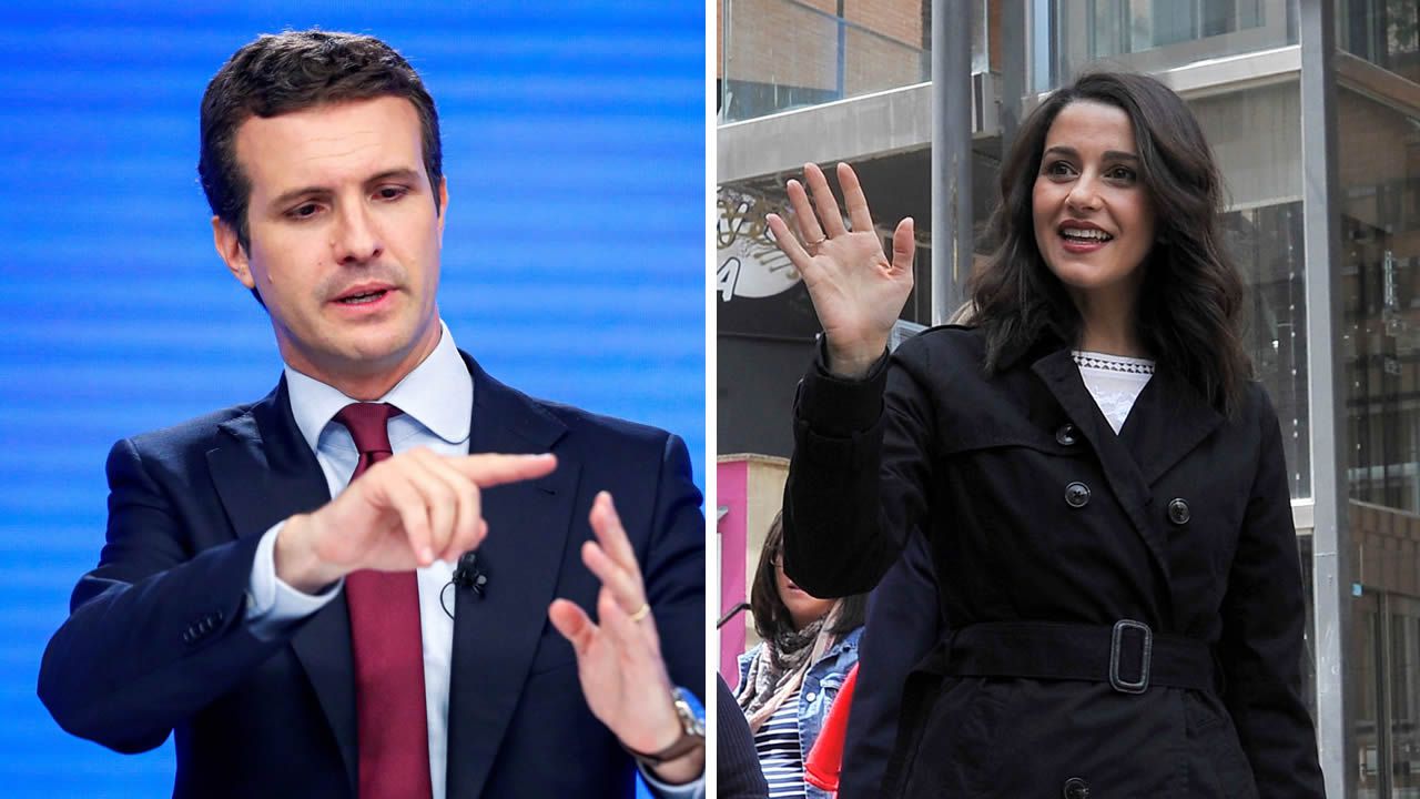 Casado y Arrimadas, por La Voz